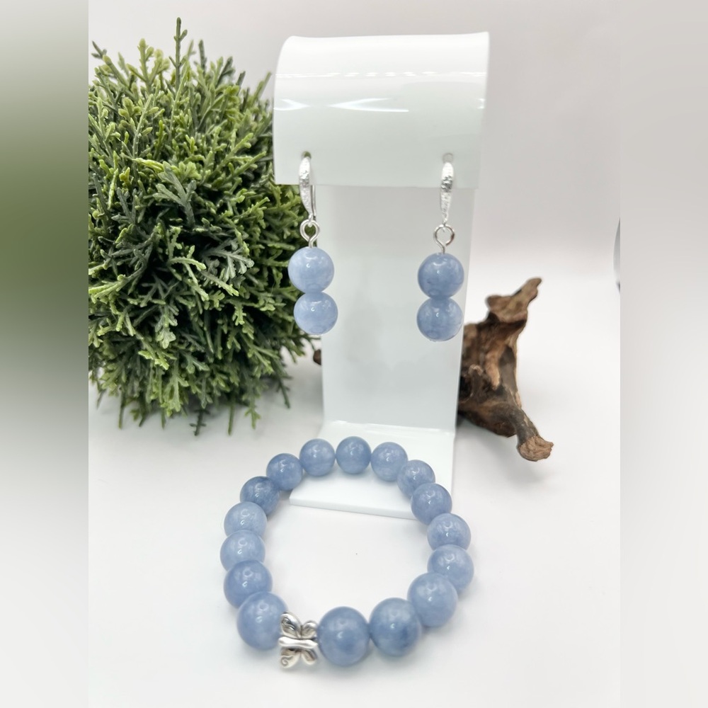 DARK AQUAMARINE GEM SET - Picture 1 of 9